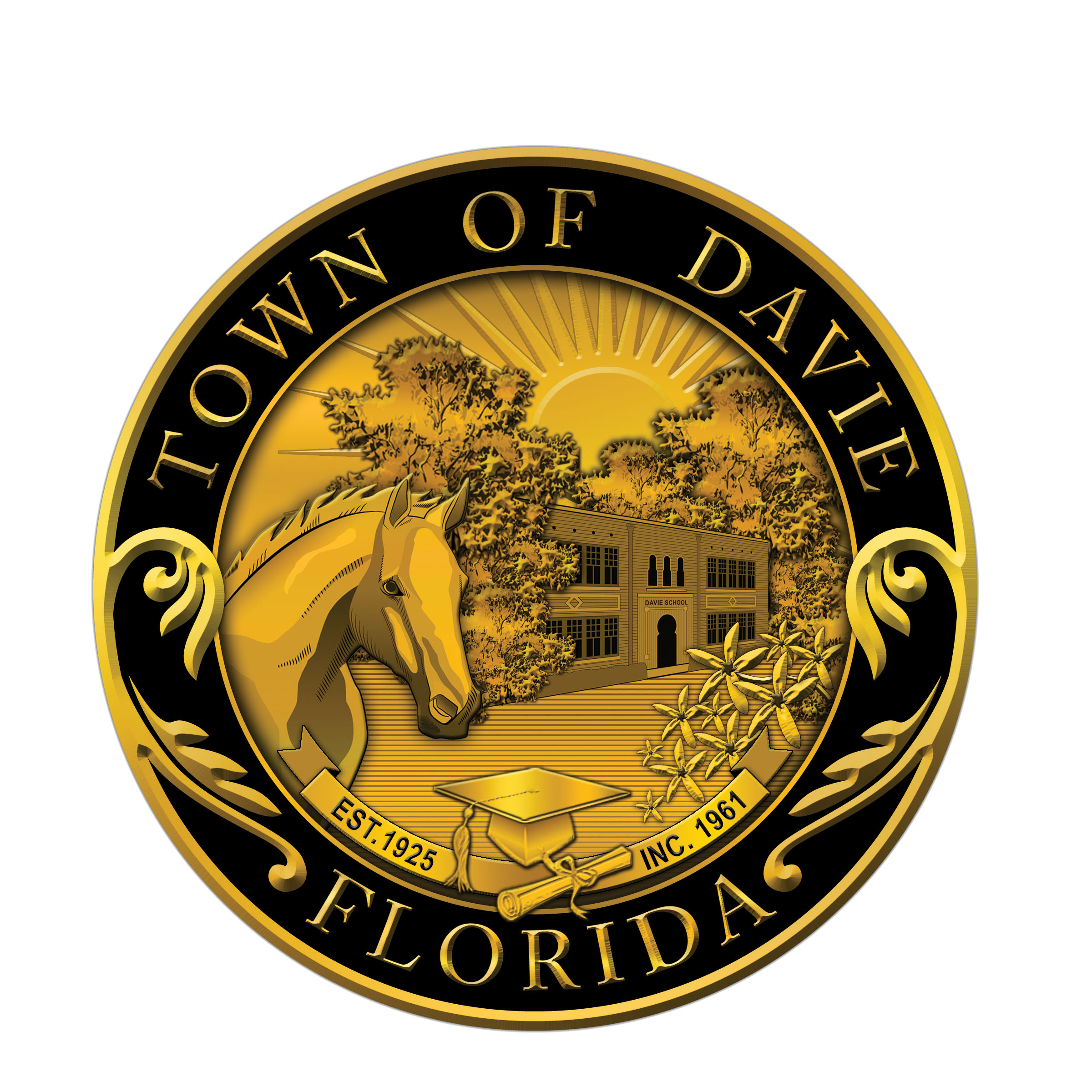 Town of Davie Logo | Thermal Concepts Inc. Davie, Florida